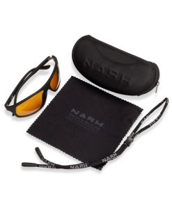 Nash Black Wraps with Yellow Lenses