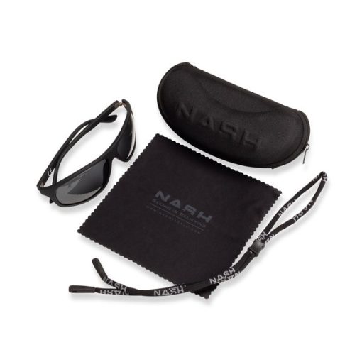 Nash Black Wraps with Gray Lenses